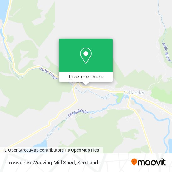 Trossachs Weaving Mill Shed map