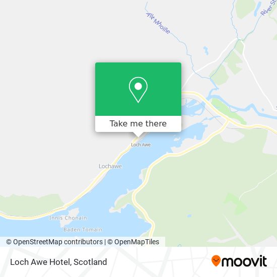 Loch Awe Hotel map