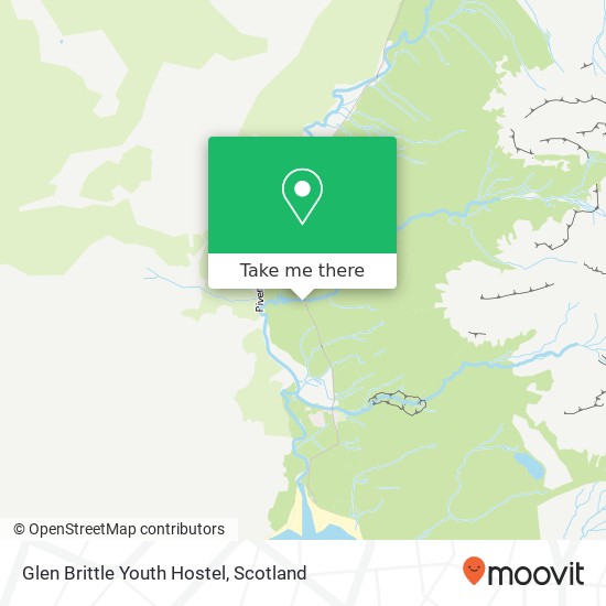 Glen Brittle Youth Hostel map