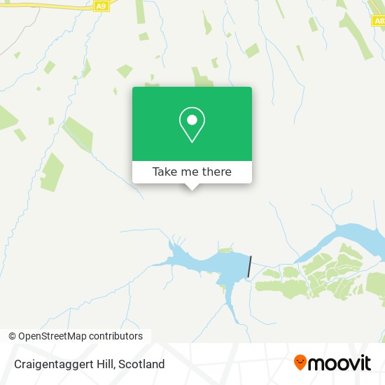 Craigentaggert Hill map