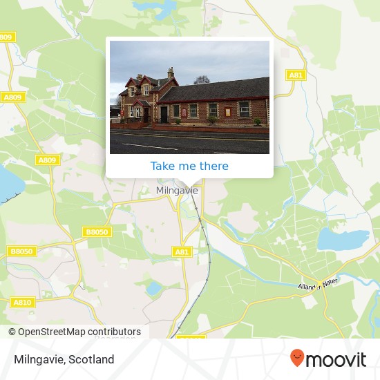 Milngavie map