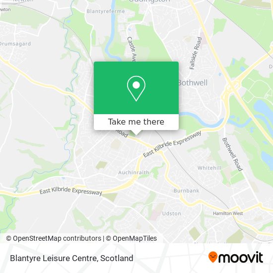 Blantyre Leisure Centre map