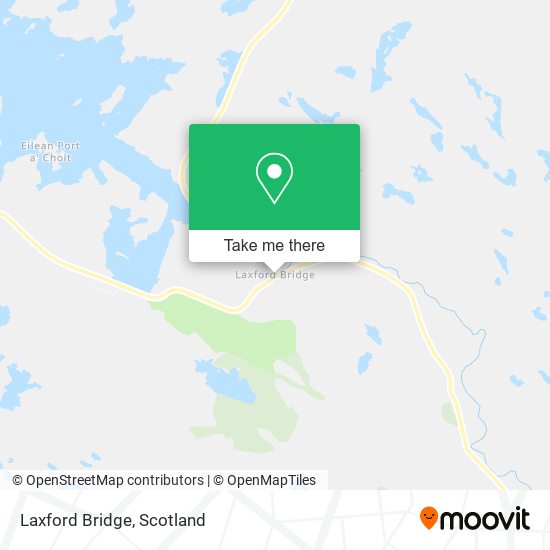 Laxford Bridge map