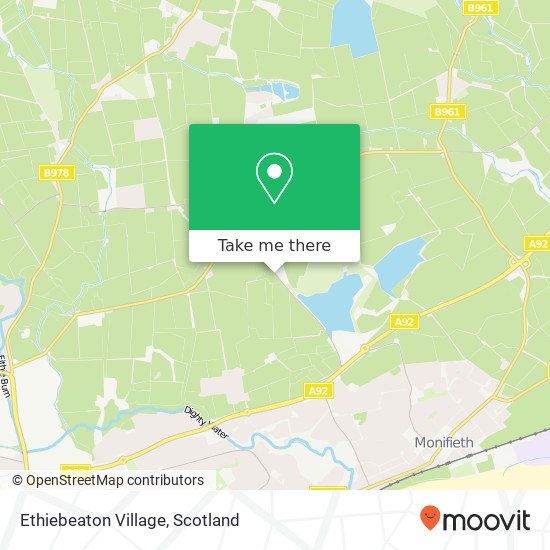 Ethiebeaton Village map