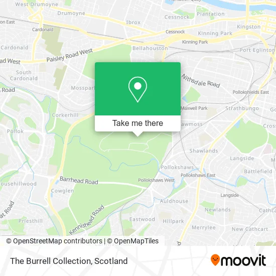 The Burrell Collection map