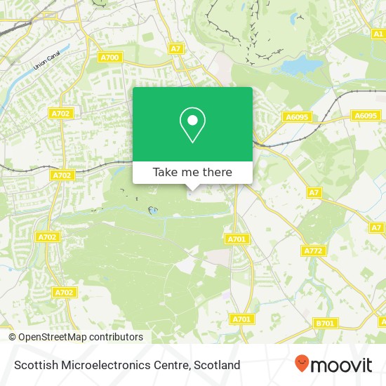 Scottish Microelectronics Centre map