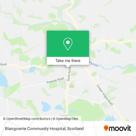 Blairgowrie Community Hospital map