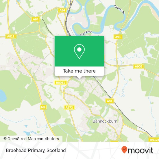 Braehead Primary map