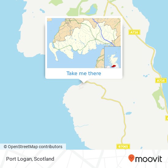 Port Logan map