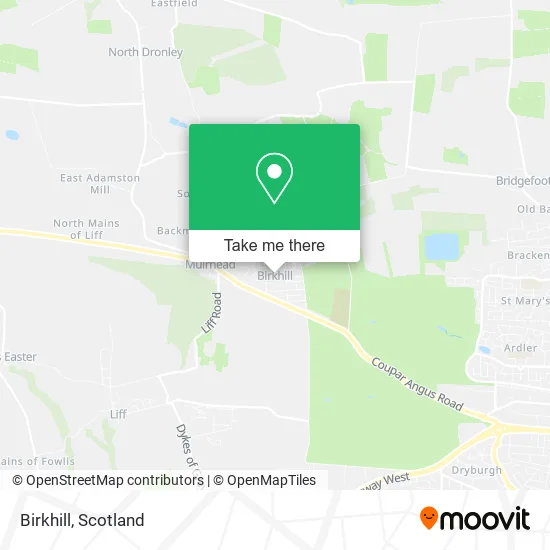 Birkhill map