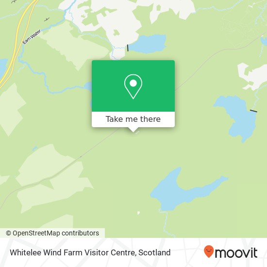 Whitelee Wind Farm Visitor Centre map