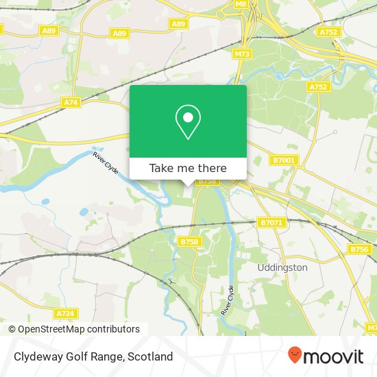 Clydeway Golf Range map