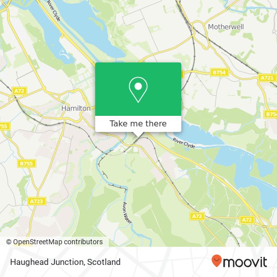 Haughead Junction map