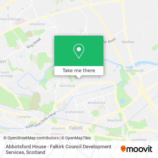 Abbotsford House - Falkirk Council Development Services map