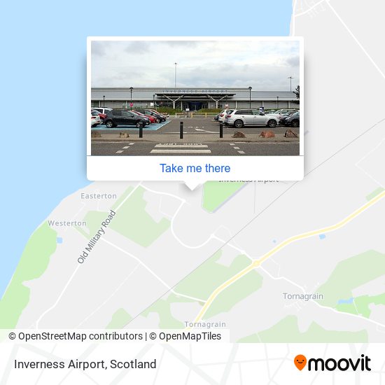 Inverness Airport map