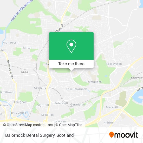 Balornock Dental Surgery map