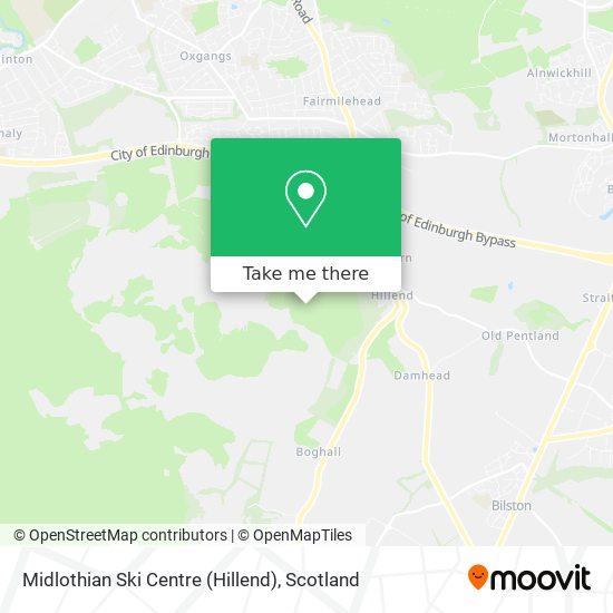 Midlothian Ski Centre (Hillend) map