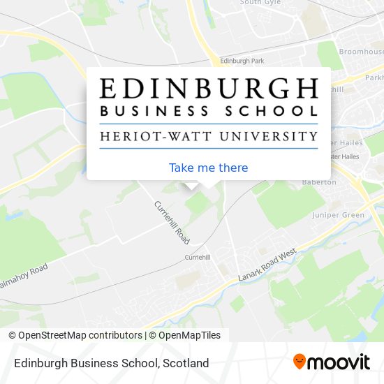 Edinburgh Business School map