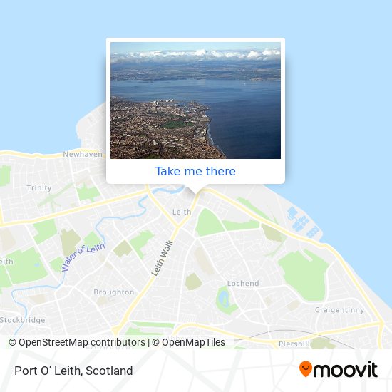 Port O' Leith map