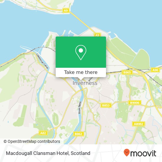 Macdougall Clansman Hotel map
