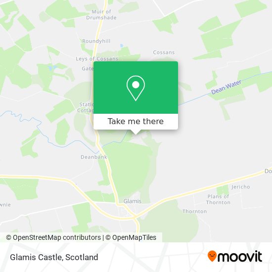 Glamis Castle map