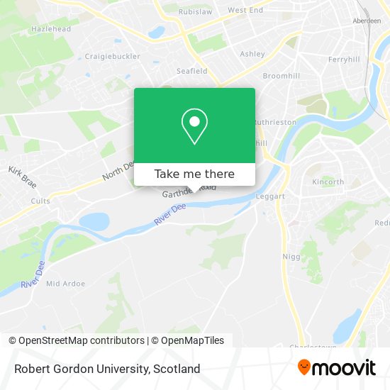 Robert Gordon University map