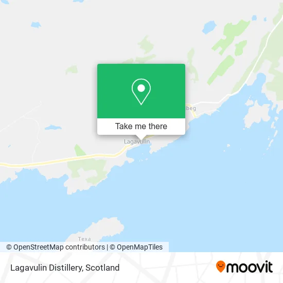 Lagavulin Distillery map