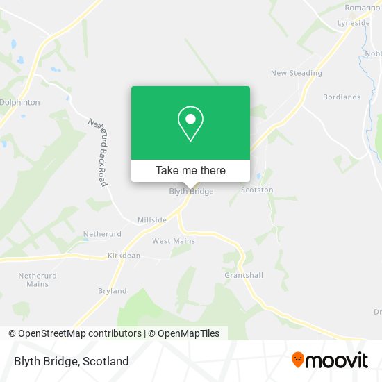 Blyth Bridge map