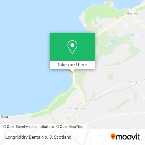 Longniddry Bents No. 3 map