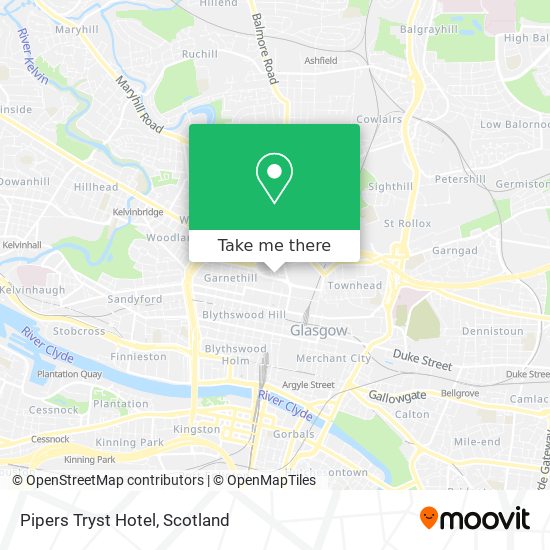 Pipers Tryst Hotel map