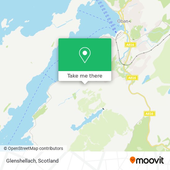 Glenshellach map