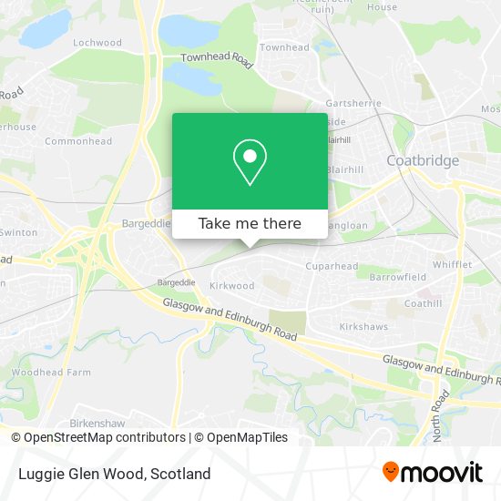Luggie Glen Wood map