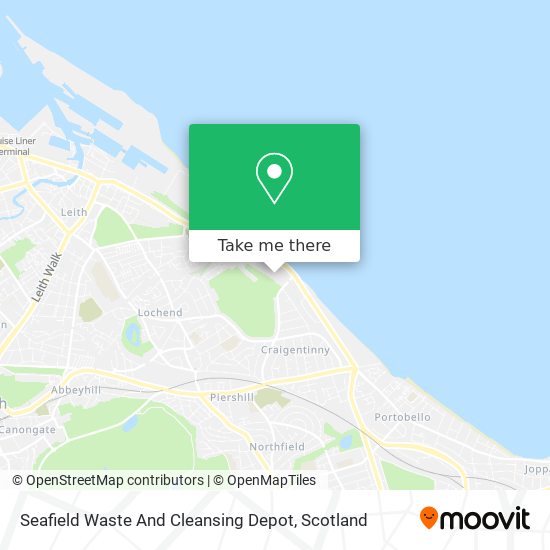 Seafield Waste And Cleansing Depot map