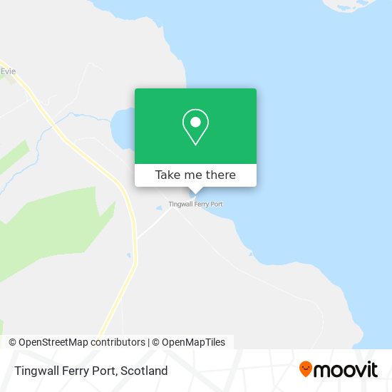 Tingwall Ferry Port map