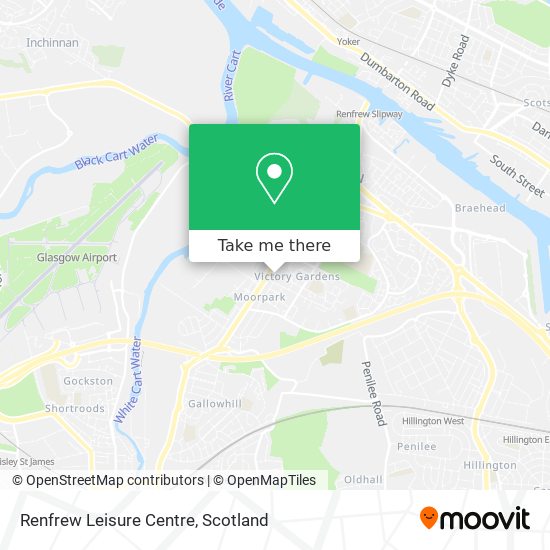 Renfrew Leisure Centre map