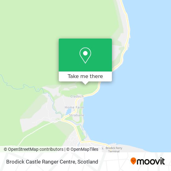 Brodick Castle Ranger Centre map