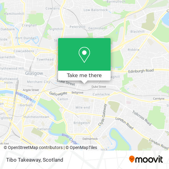 Tibo Takeaway map
