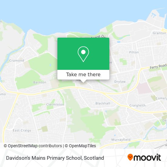 Davidson's Mains Primary School map