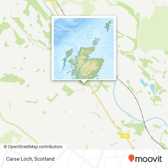 Carse Loch map