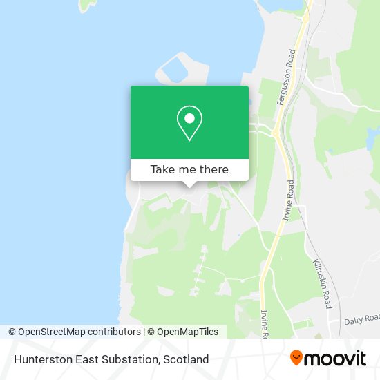 Hunterston East Substation map