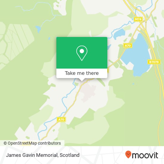 James Gavin Memorial map