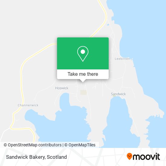 Sandwick Bakery map