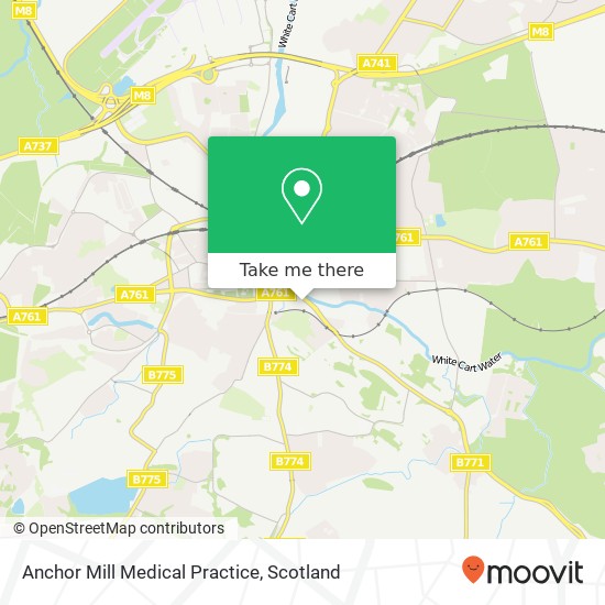 Anchor Mill Medical Practice map