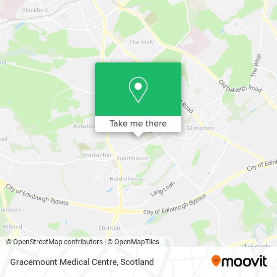 Gracemount Medical Centre map