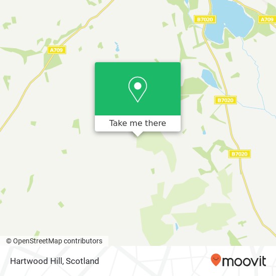 Hartwood Hill map