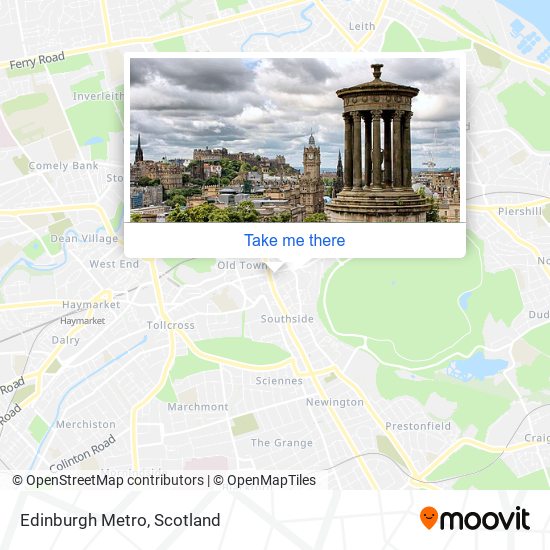 Edinburgh Metro map