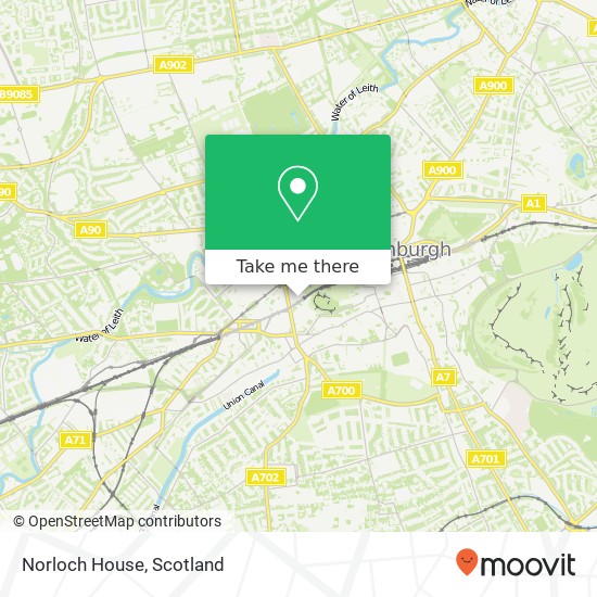 Norloch House map