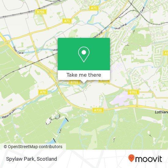 Spylaw Park map