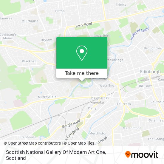 Scottish National Gallery Of Modern Art One map