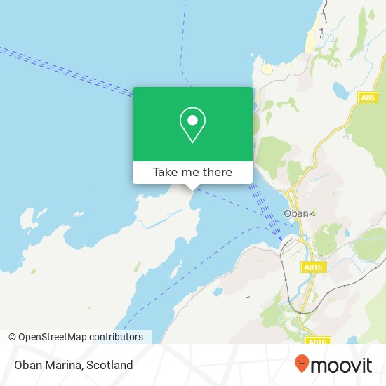 Oban Marina map